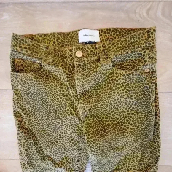 Current Elliott Stiletto Skinny Animal Print Jeans 27 Leopard Print - Picture 2 of 7